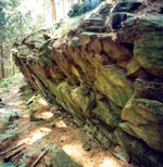 Felsklippen auf der Fredlar