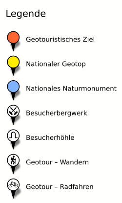 Legende zu Geologie erleben