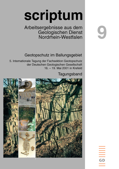 Cover zu Heft 9: Geotopschutz im Ballungsgebiet. 5. Internationale Tagung der Fachsektion Geotopschutz der Deutschen Geologischen Gesellschaft, 16. – 19. Mai 2001 in Krefeld. Tagungsband.