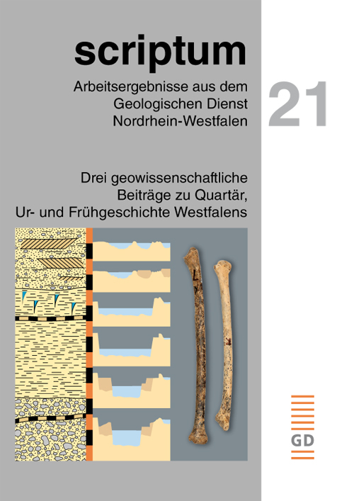 Cover zu Heft 21: Drei geowissenschaftliche Beiträge zu Quartär, Ur- und Frühgeschichte Westfalens.