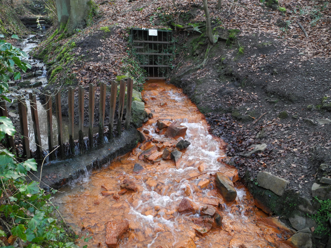 Grubenwasserauslauf