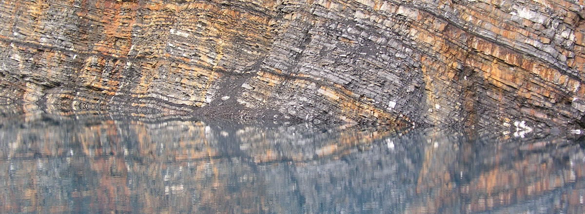 Freiliegende Grundwasserfläche im Steinbruch Oese