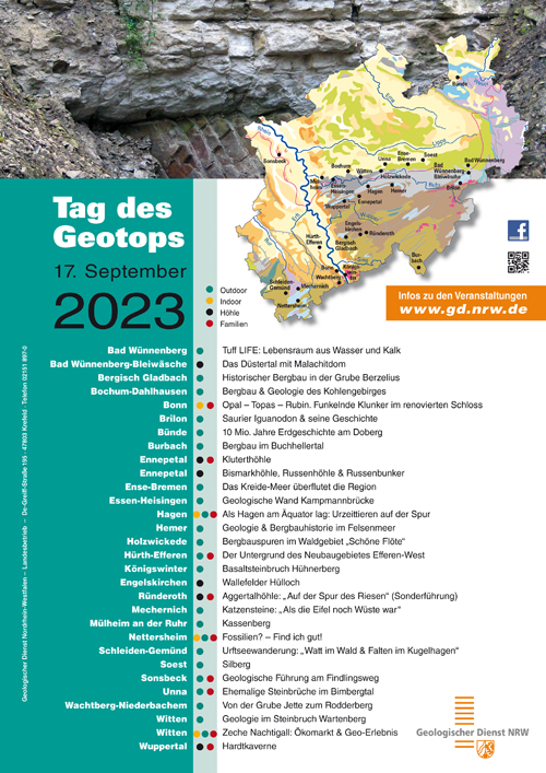 Poster zum Tag des Geotops 2023