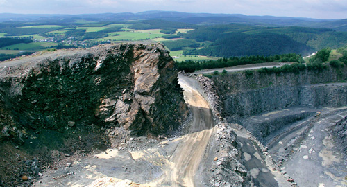 Bild zu: Diabassteinbruch bei Winterberg