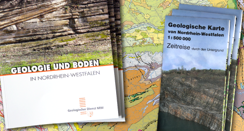 Cover zu Geologie und Boden in NRW sowie zur Zeitreise