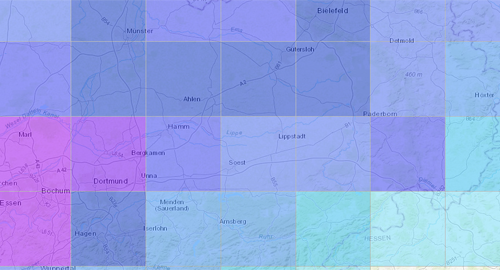 Internetportal der BGR: Bohrpunktkarte Deutschland