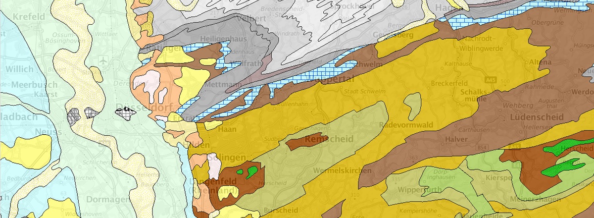 Ausschnitt aus der Geologischen Karte 1 : 500.000