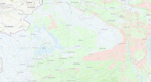 Ausschnitt Hydrogeologische Übersichtskarte 1:250.000