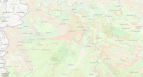 Ausschnitt Hydrogeologische Übersichtskarte 1:250.000