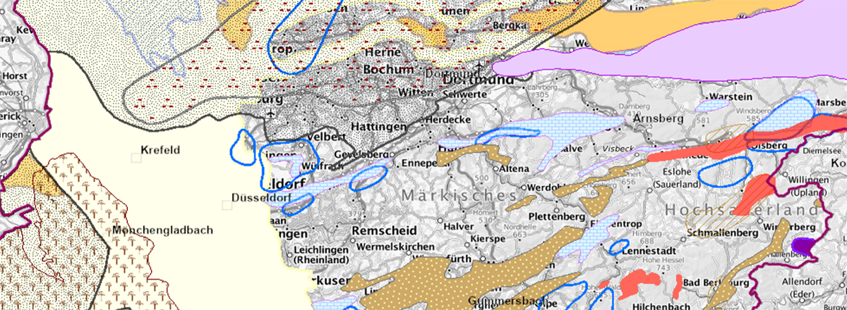 Rohstoffübersichtskarte 1 : 1 Million