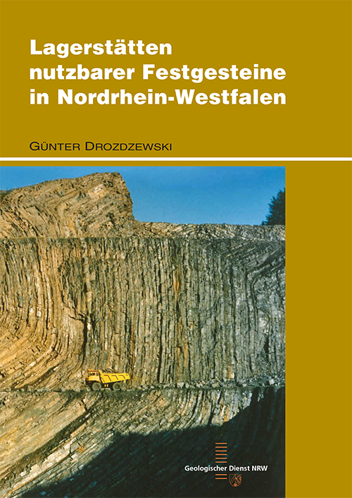 Cover der Publikation Lagerstätten nutzbarer Festgesteine in Nordrhein-Westfalen