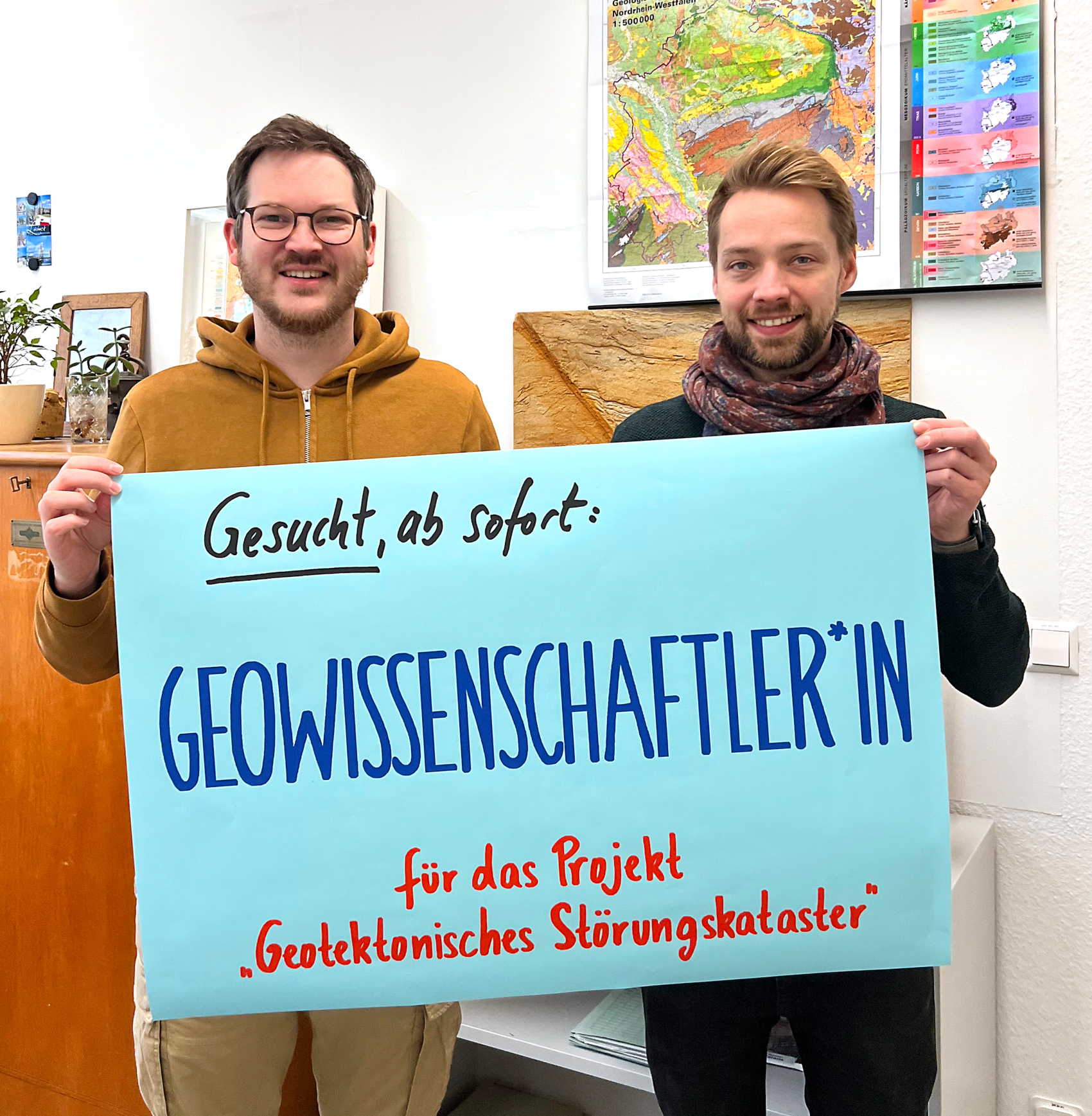 Stellenausschreibung: Geowissenschaftler*in für Störungskataster