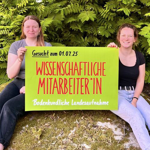  Stellenausschreibung: Wissenschaftliche*r Mitarbeiter*in für bodenkundliche Kartierung
