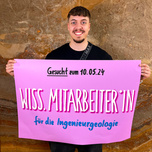 Stellenausschreibung: Wissenschaftliche*r Mitarbeiter*in für die Ingenieurgeologie