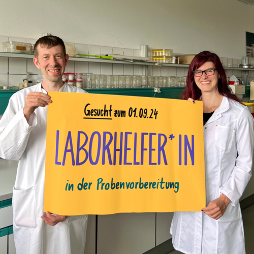 Stellenausschreibung: Laborhelfer*in für Probenvorbereitung