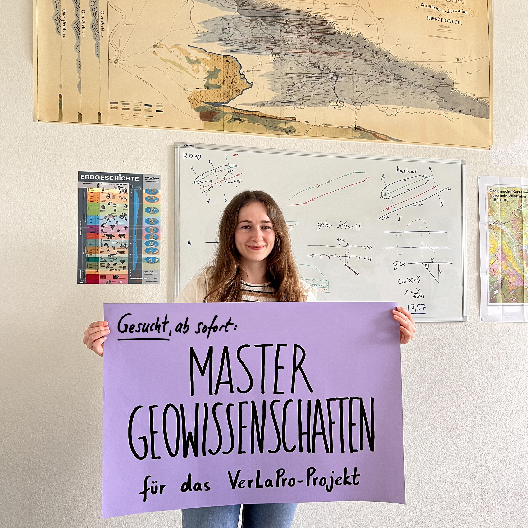 Stellenausschreibung: Wissenschaftliche*r Mitarbeiter*in Geowissenschaften für VerLaPro-Projekt