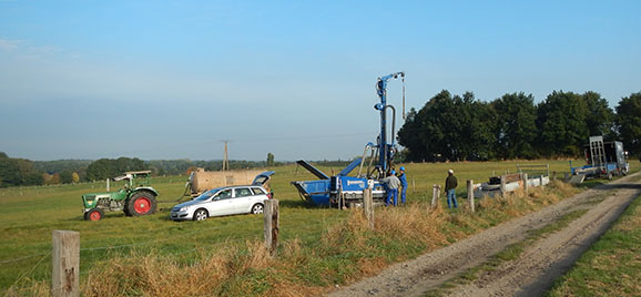 Geologische Bohrung